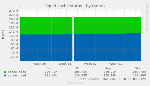 Squid cache status